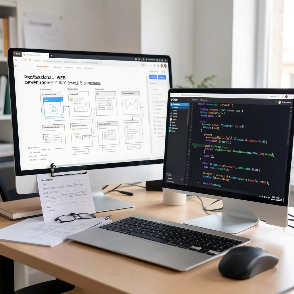 Professional web development services for small businesses